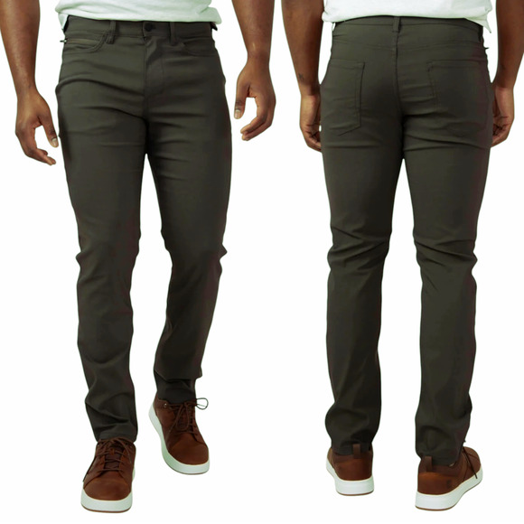 Copper & Oak Momentum Pants 38x32 Men Olive Army Green Performance Stretch NEW - Picture 1 of 9